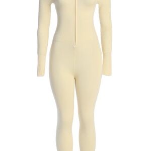 JLUXLABEL ButterCream Zipper Jumpsuit